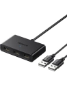 Switch comutator USB 2x3 UGREEN USB 3.0 (negru)