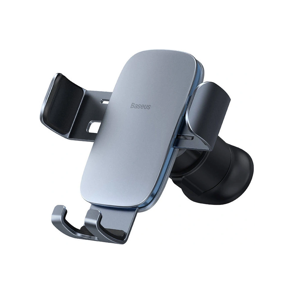 Uchwyt grawitacyjny Baseus Metal Age II na kratkę samochodu (szary)