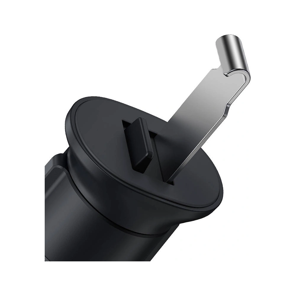 Uchwyt grawitacyjny Baseus Metal Age II na kratkę samochodu (szary)