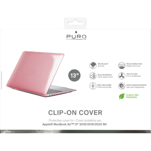 Buy PURO Clip On Apple MacBook Air 13 M1 2018-2023 (pink) - PUR572PNK - {ean13} - Home Screen Store Europe