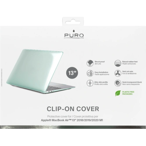 Buy PURO Clip On Apple MacBook Air 13 M1 2018-2023 (mint) - PUR573MNT - {ean13} - Home Screen Store Europe