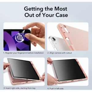 Kup Etui ESR Rebound Pencil Apple iPad Air 10.9 2020/2022 (4. i 5. generacji) / iPad Air 11 2024 (6. generacji) Rose Gold - ESR494RS - {ean13} - Sklep Home Screen