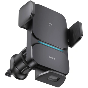 Buy Baseus Wisdom Car Gravity Mount with Wireless Charger Qi (black) - BSU3242BLK - {ean13} - Home Screen Store Europe
