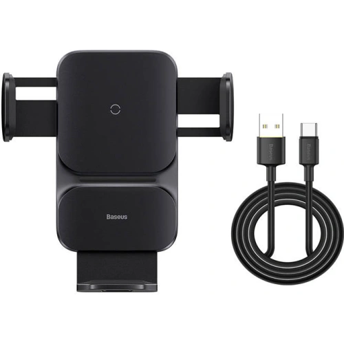 Buy Baseus Wisdom Car Gravity Mount with Wireless Charger Qi (black) - BSU3242BLK - {ean13} - Home Screen Store Europe