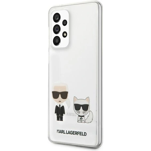 Kup Etui Karl Lagerfeld KLHCA33CKTR Samsung Galaxy A33 5G hardcase bílý/white Transparent Karl & Choupette - KLD933WHT - {ean13} - Sklep Home Screen
