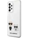 Kup Etui Karl Lagerfeld KLHCA33CKTR Samsung Galaxy A33 5G kemény tok fehér/white Átlátszó Karl & Choupette - KLD933WHT - {ean13} - Sklep Home Screen