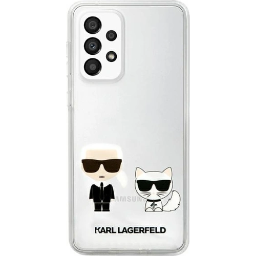 Kup Etui Karl Lagerfeld KLHCA33CKTR Samsung Galaxy A33 5G kemény tok fehér/white Átlátszó Karl & Choupette - KLD933WHT - {ean13} - Sklep Home Screen