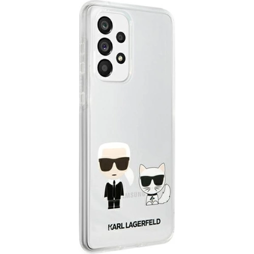Kup Etui Karl Lagerfeld KLHCA33CKTR Samsung Galaxy A33 5G hardcase bílý/white Transparent Karl & Choupette - KLD933WHT - {ean13} - Sklep Home Screen