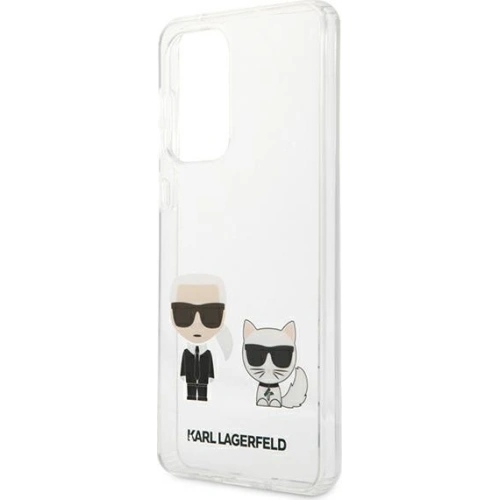 Kup Etui Karl Lagerfeld KLHCA33CKTR Samsung Galaxy A33 5G kemény tok fehér/white Átlátszó Karl & Choupette - KLD933WHT - {ean13} - Sklep Home Screen