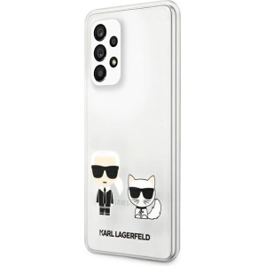 Kup Etui Karl Lagerfeld KLHCA53CKTR Samsung Galaxy A53 5G hardcase bílý/white Transparent Karl & Choupette - KLD934WHT - {ean13} - Sklep Home Screen