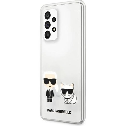 Kup Etui Karl Lagerfeld KLHCA53CKTR Samsung Galaxy A53 5G hardcase bílý/white Transparent Karl & Choupette - KLD934WHT - {ean13} - Sklep Home Screen