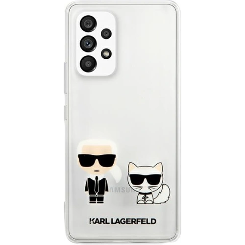 Kup Etui Karl Lagerfeld KLHCA53CKTR Samsung Galaxy A53 5G hardcase bílý/white Transparent Karl & Choupette - KLD934WHT - {ean13} - Sklep Home Screen