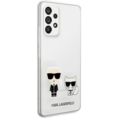Kup Etui Karl Lagerfeld KLHCA53CKTR Samsung Galaxy A53 5G hardcase bílý/white Transparent Karl & Choupette - KLD934WHT - {ean13} - Sklep Home Screen