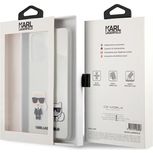 Kup Etui Karl Lagerfeld KLHCA53CKTR Samsung Galaxy A53 5G hardcase bílý/white Transparent Karl & Choupette - KLD934WHT - {ean13} - Sklep Home Screen