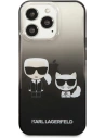 Kup Etui Karl Lagerfeld KLHCP13LTGKCK Apple iPhone 13 Pro hardcase negru/black Gradient Ikonik Karl & Choupette - KLD935BLK - {ean13} - Sklep Home Screen