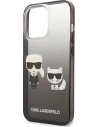 Kup Etui Karl Lagerfeld KLHCP13LTGKCK Apple iPhone 13 Pro hardcase negru/black Gradient Ikonik Karl & Choupette - KLD935BLK - {ean13} - Sklep Home Screen