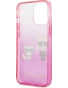 Kup Etui Karl Lagerfeld KLHCP13LTGKCP Apple iPhone 13 Pro hardcase różowy/pink Gradient Ikonik Karl & Choupette - KLD936PNK - {ean13} - Sklep Home Screen