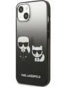 Kup Etui Karl Lagerfeld KLHCP13MTGKCK Apple iPhone 13 hardcase negru/black Gradient Ikonik Karl & Choupette - KLD937BLK - {ean13} - Sklep Home Screen
