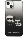 Kup Etui Karl Lagerfeld KLHCP13MTGKCK Apple iPhone 13 hardcase negru/black Gradient Ikonik Karl & Choupette - KLD937BLK - {ean13} - Sklep Home Screen