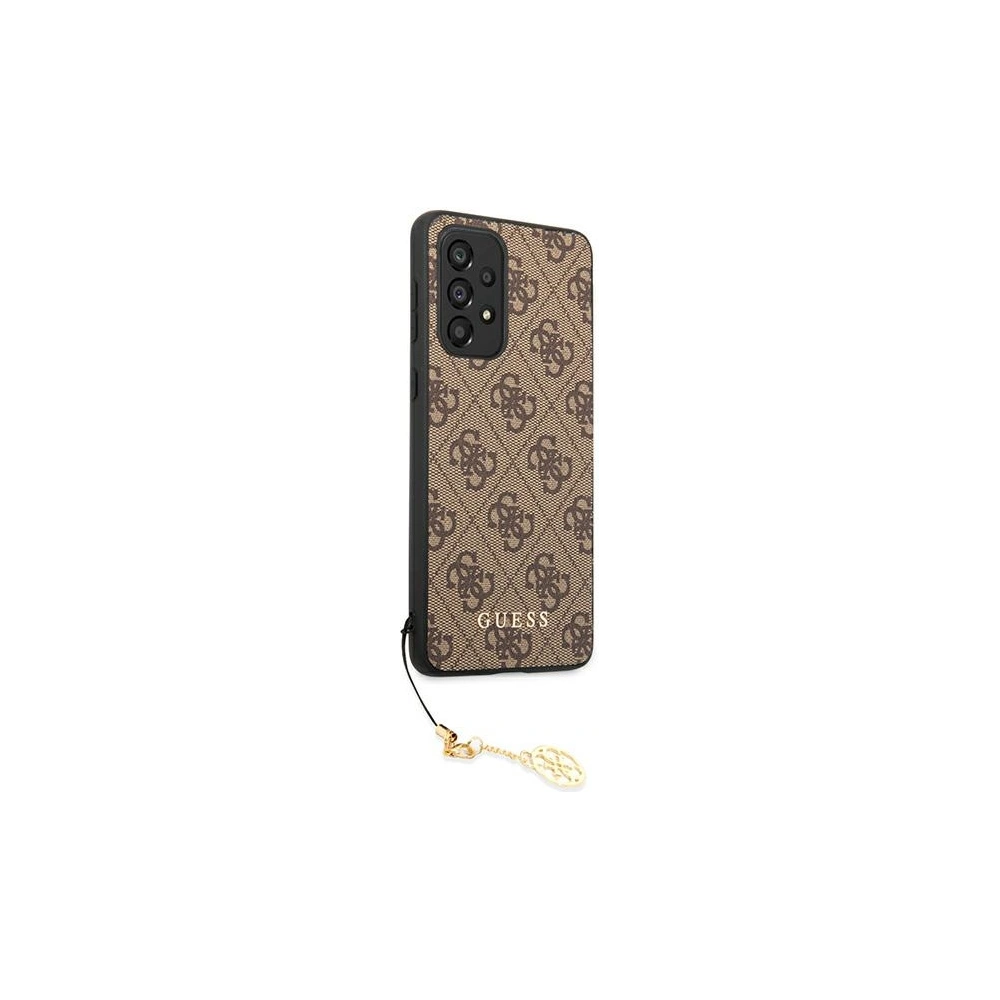 Etui Guess GUHCA33GF4GBR Samsung Galaxy A33 5G brązowy/brown hardcase 4G Charms Collection