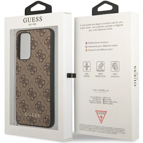 Kup Etui Guess GUHCA33GF4GBR Samsung Galaxy A33 5G brązowy/brown hardcase 4G Charms Collection - GUE1712BR - {ean13} - Sklep Home Screen