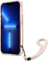 Buy Guess GUHCP13LHTSGSP Apple iPhone 13 Pro pink hardcase Translucent Stap - GUE1715PNK - {ean13} - Home Screen Store Europe