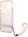 Buy Guess GUHCP13LHTSGSP Apple iPhone 13 Pro pink hardcase Translucent Stap - GUE1715PNK - {ean13} - Home Screen Store Europe