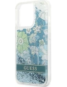 Kup Case Guess GUHCP13LLFLSN Apple iPhone 13 Pro grün/hardcase Flower Liquid Glitter - GUE1716GRN - {ean13} - Sklep Home Screen