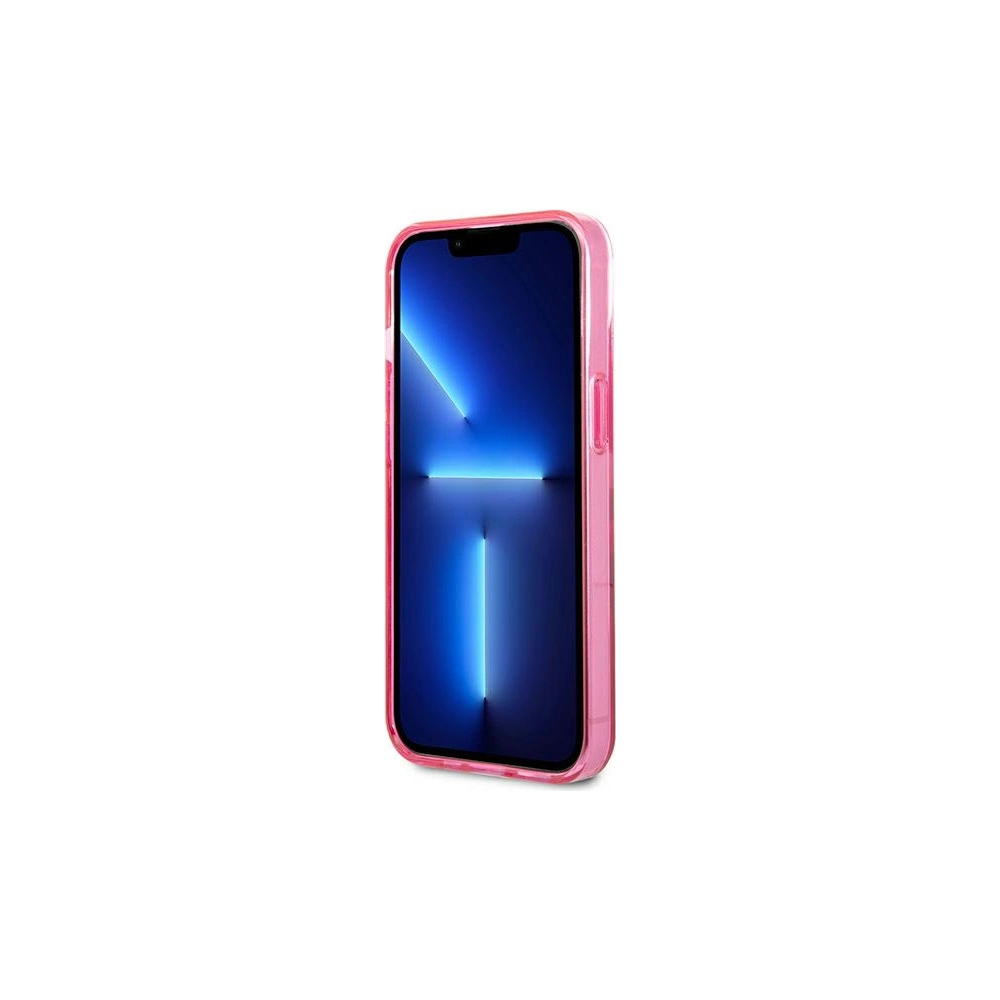 Etui Karl Lagerfeld KLHCP13MTGKCP Apple iPhone 13 hardcase różowy/pink Gradient Ikonik Karl & Choupette