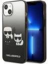 Etui Karl Lagerfeld KLHCP13STGKCK Apple iPhone 13 mini hardcase černý/black Gradient Ikonik Karl & Choupette