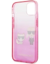 Kup Etui Karl Lagerfeld KLHCP13STGKCP Apple iPhone 13 mini hardcase rózsaszín/pink Gradient Ikonik Karl & Choupette - KLD940PNK - {ean13} - Sklep Home Screen