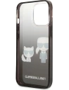 Kup Case Karl Lagerfeld KLHCP13XTGKCK Apple iPhone 13 Pro Max Hardcase schwarz/black Gradient Ikonik Karl & Choupette - KLD941BLK - {ean13} - Sklep Home Screen