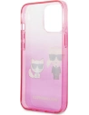 Kup Etui Karl Lagerfeld KLHCP13XTGKCP Apple iPhone 13 Pro Max hardcase růžový/pink Gradient Ikonik Karl & Choupette - KLD942PNK - {ean13} - Sklep Home Screen