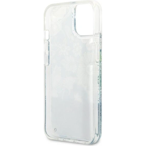 Kup Case Guess GUHCP13MLFLSN Apple iPhone 13 grün/hardcase Flower Liquid Glitter - GUE1719GRN - {ean13} - Sklep Home Screen
