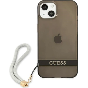 Kup Case Guess GUHCP13SHTSGSK Apple iPhone 13 mini schwarz/black hardcase Translucent Stap - GUE1720BLK - {ean13} - Sklep Home Screen