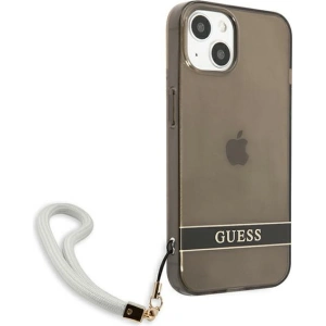 Kup Case Guess GUHCP13SHTSGSK Apple iPhone 13 mini schwarz/black hardcase Translucent Stap - GUE1720BLK - {ean13} - Sklep Home Screen