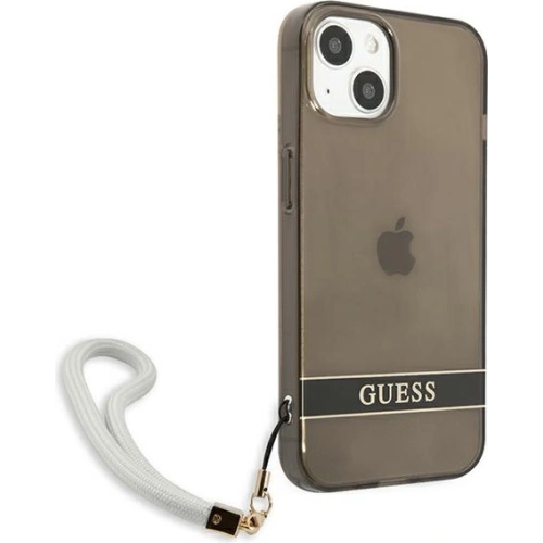 Kup Etui Guess GUHCP13SHTSGSK Apple iPhone 13 mini černý/black hardcase Translucent Stap - GUE1720BLK - {ean13} - Sklep Home Screen