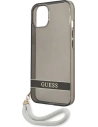 Kup Etui Guess GUHCP13SHTSGSK Apple iPhone 13 mini negru/black hardcase Translucent Stap - GUE1720BLK - {ean13} - Sklep Home Screen
