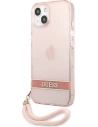 Kup Case Guess GUHCP13SHTSGSP Apple iPhone 13 mini rosa/pink Hardcase Translucent Stap - GUE1721PNK - {ean13} - Sklep Home Screen