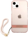 Kup Etui Guess GUHCP13SHTSGSP Apple iPhone 13 mini różowy/pink hardcase Translucent Stap - GUE1721PNK - {ean13} - Sklep Home Screen