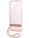 Kup Etui Guess GUHCP13SHTSGSP Apple iPhone 13 mini różowy/pink hardcase Translucent Stap - GUE1721PNK - {ean13} - Sklep Home Screen