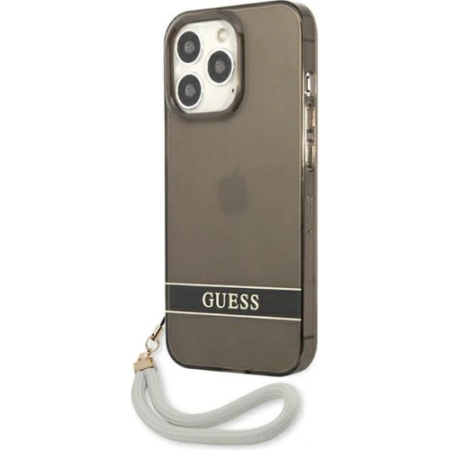 Kup Etui Guess GUHCP13XHTSGSK Apple iPhone 13 Pro Max czarny/black hardcase Translucent Stap - GUE1723BLK - {ean13} - Sklep Home Screen