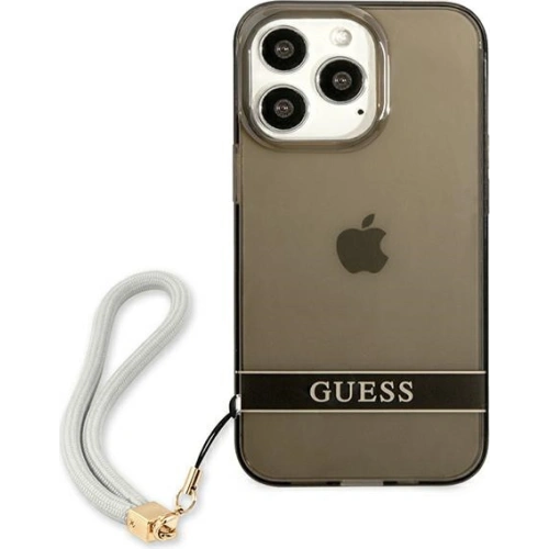 Kup Etui Guess GUHCP13XHTSGSK Apple iPhone 13 Pro Max czarny/black hardcase Translucent Stap - GUE1723BLK - {ean13} - Sklep Home Screen
