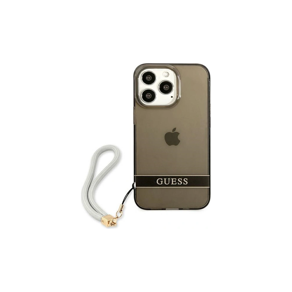 Etui Guess GUHCP13XHTSGSK Apple iPhone 13 Pro Max czarny/black hardcase Translucent Stap