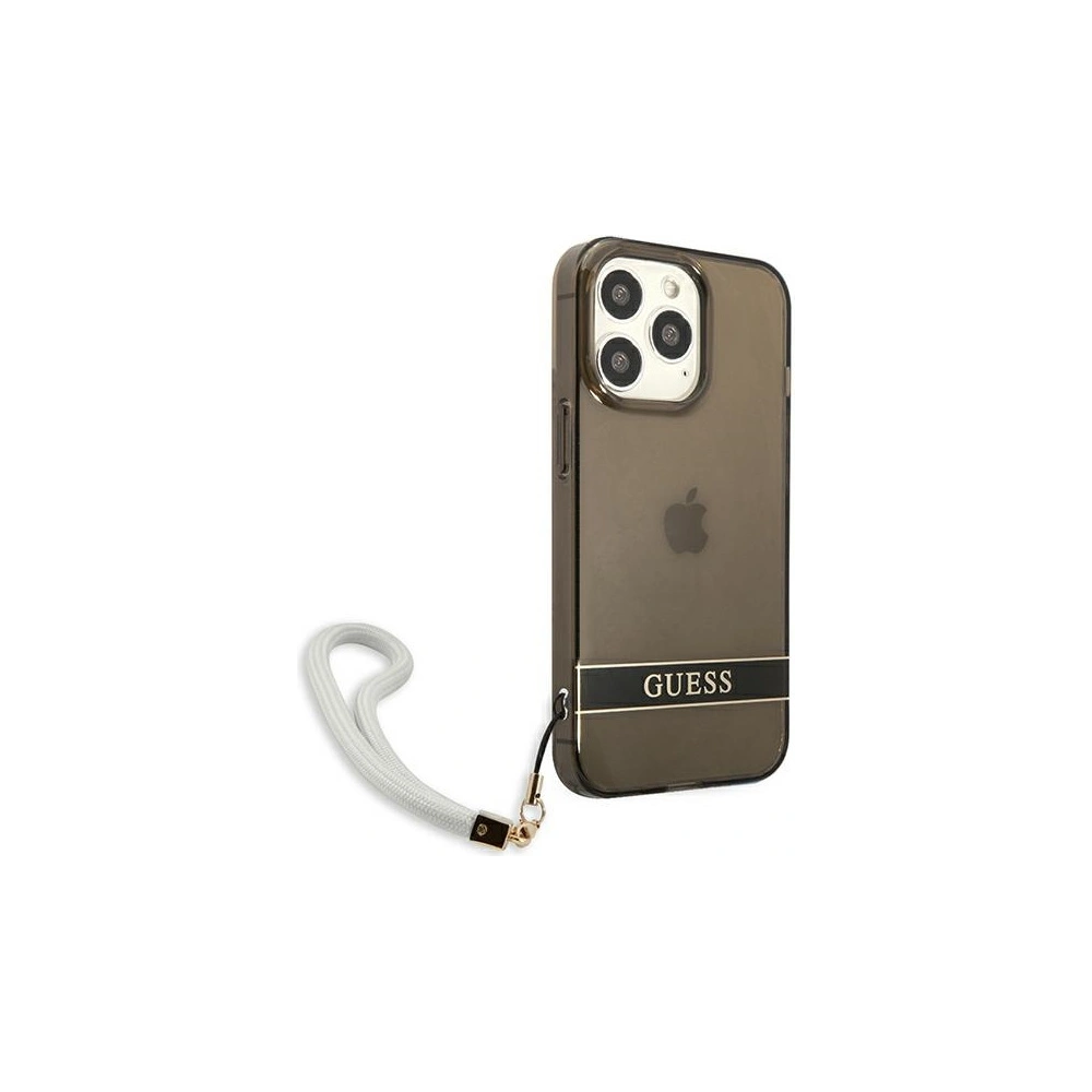 Etui Guess GUHCP13XHTSGSK Apple iPhone 13 Pro Max czarny/black hardcase Translucent Stap