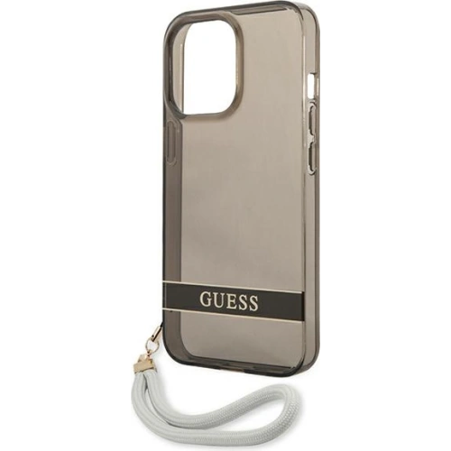 Kup Etui Guess GUHCP13XHTSGSK Apple iPhone 13 Pro Max czarny/black hardcase Translucent Stap - GUE1723BLK - {ean13} - Sklep Home Screen
