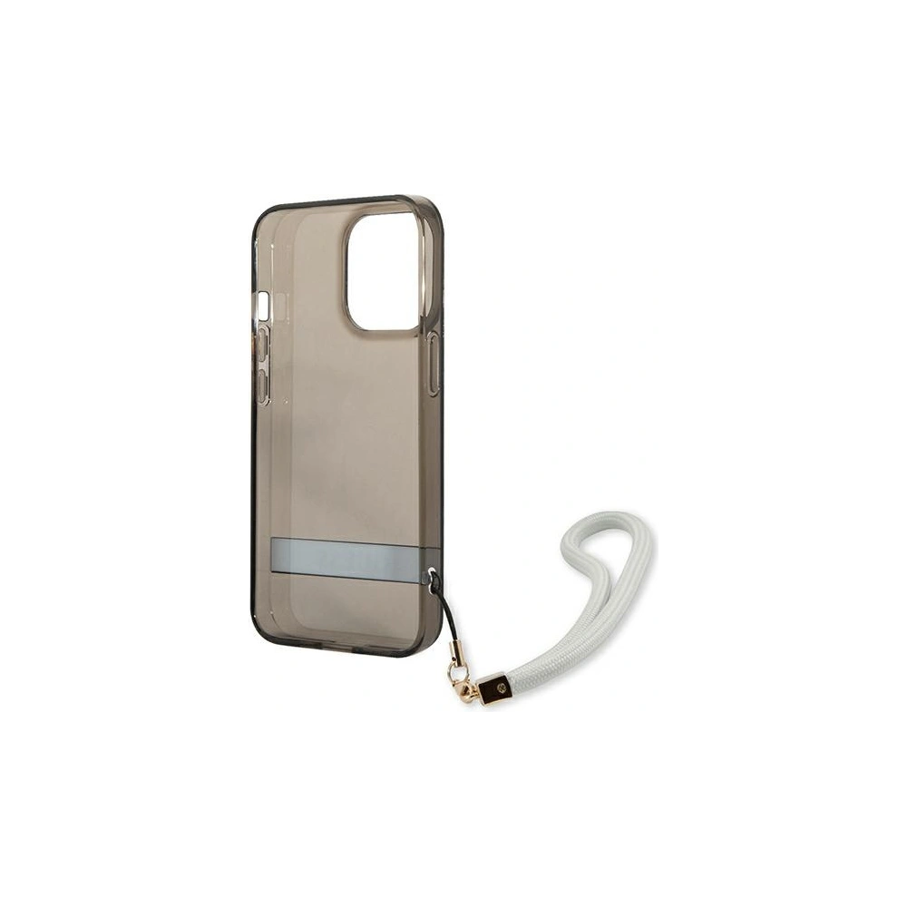 Etui Guess GUHCP13XHTSGSK Apple iPhone 13 Pro Max czarny/black hardcase Translucent Stap