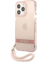 Kup Etui Guess GUHCP13XHTSGSP Apple iPhone 13 Pro Max różowy/pink hardcase Translucent Stap - GUE1724PNK - {ean13} - Sklep Home Screen