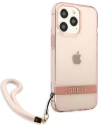 Kup Etui Guess GUHCP13XHTSGSP Apple iPhone 13 Pro Max różowy/pink hardcase Translucent Stap - GUE1724PNK - {ean13} - Sklep Home Screen