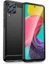 Etui Tech-Protect TPUCarbon Samsung Galaxy M53 5G Fekete